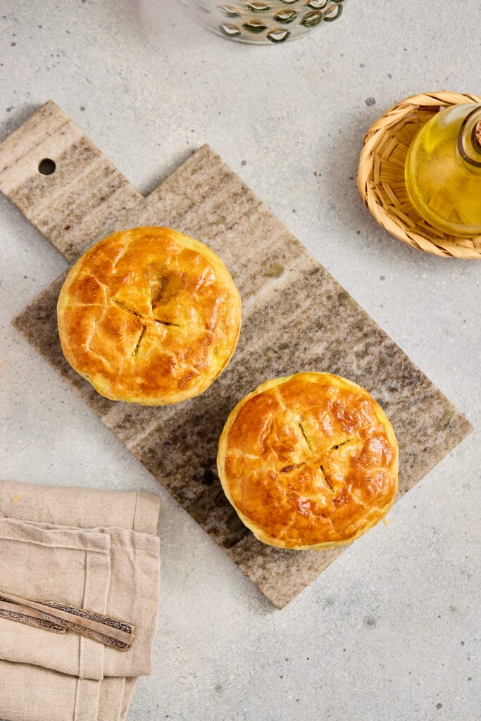 Easy Curry Pot Pie: Homemade Comfort with Flaky Puff Pastry